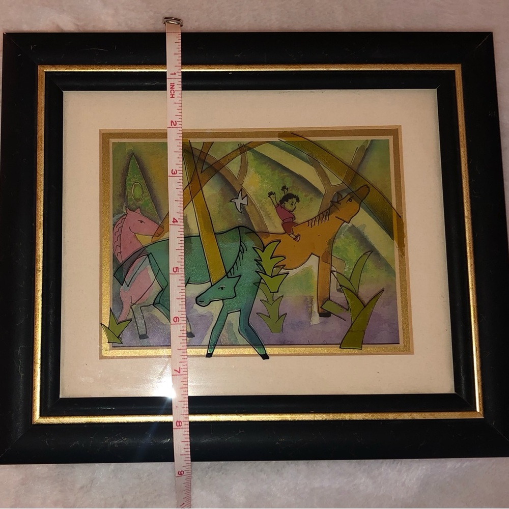 Jean-Pierre Weill 3-D Painting; Signed; Celebrate the "Year of the Horse" RARE! - Picture 6 of 8
